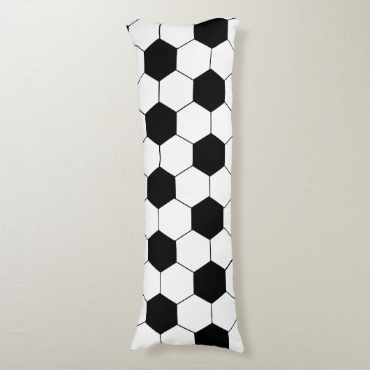 Voetbal Patroon Lichaamskussen (Voorkant Verticaal)