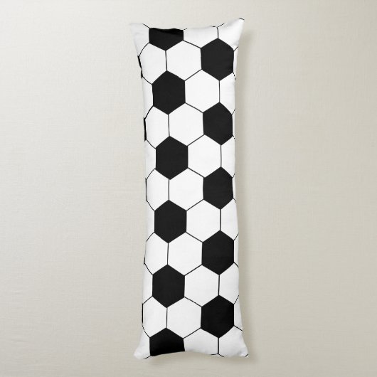 Voetbal Patroon Lichaamskussen (Achterkant (Verticaal))