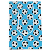 Voetbal Patroon Medium Cadeauzakje (Achterkant)