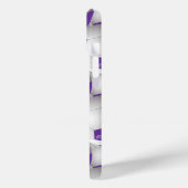 Voetbal Patroon Paarse Case-Mate iPhone Case (Achterkant / Links)
