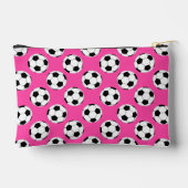 Voetbal Patroon roze Etui (Achterkant)