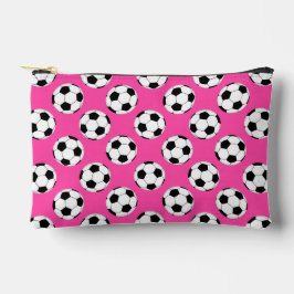 Voetbal Patroon roze Etui