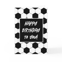 Voetbal Patroon Sjabloon Wenskaart