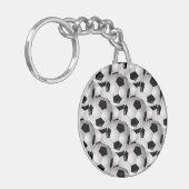 Voetbal Patroon Sleutelhanger (Voorkant Links)