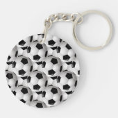Voetbal Patroon Sleutelhanger (Achterkant)