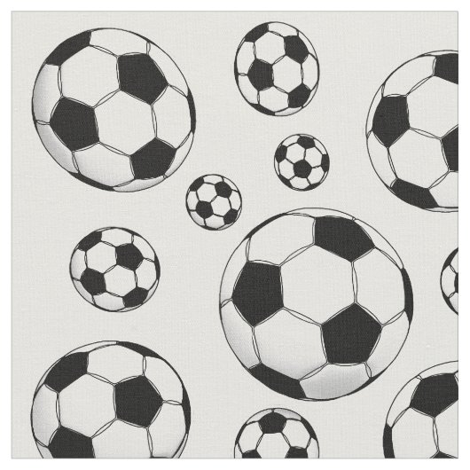 voetbal Patroon Stof (Close Up)