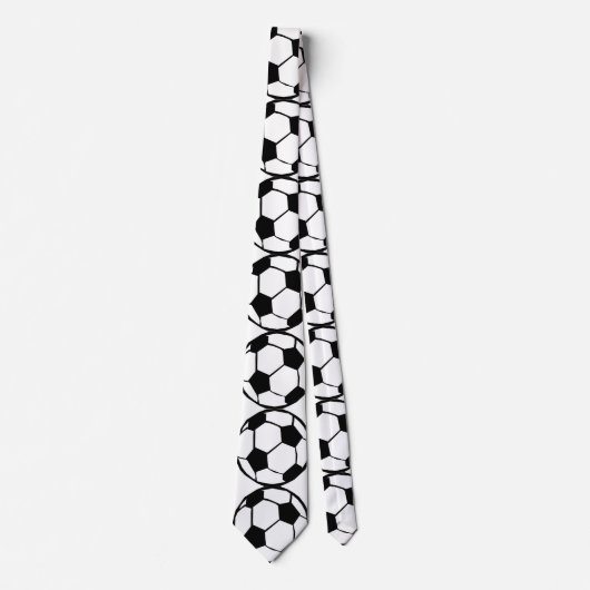 Voetbal patroon stropdas (Voorkant)