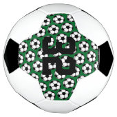 Voetbal Patroon Team Sport Speler Aantal Jaar (Gedraaid)
