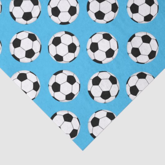 Voetbal Patroon Tissuepapier (Detail)