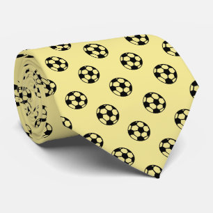 Voetbal Patroon - Veranderbare achtergrondkleur Stropdas