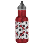 Voetbal Patroon Waterfles (Links)