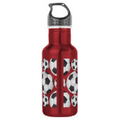 Voetbal Patroon Waterfles (Achterkant)