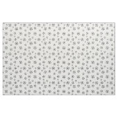 voetbal Patroon zwart-wit Stof (Yard (91,4 cm))