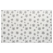 voetbal Patroon zwart-wit Stof (Fat Quarter)