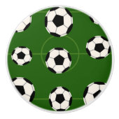 Voetbal-patroondeuroptrek Keramische Knop (Voorkant)