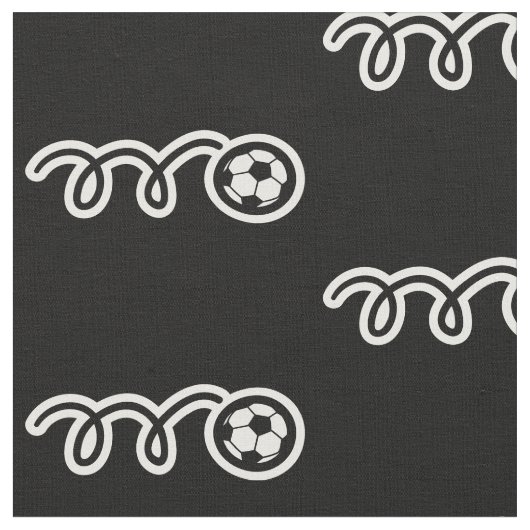 Voetbal patroonstof | Sporttextieldruk Stof (Close Up)