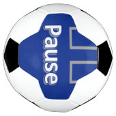 Voetbal Pauze Blue (Gedraaid)