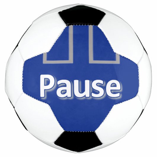 Voetbal Pauze Blue (Voorkant)