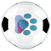 Voetbal Paw Hug Logo (Gedraaid)
