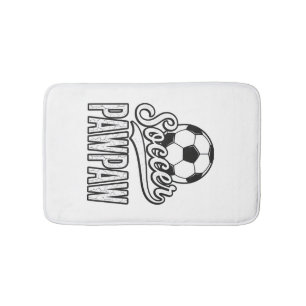Voetbal Pawpaw Vintage Gravure Shirt Ontwerp_1 Badmat