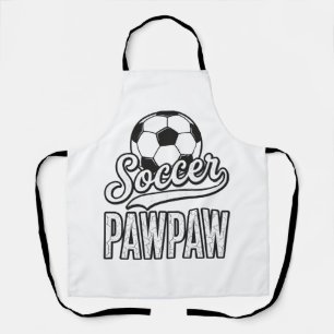 Voetbal Pawpaw Vintage Gravure Shirt Ontwerp_1 Schort