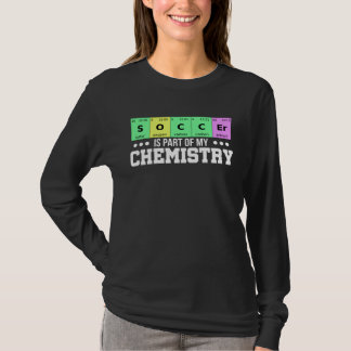 Voetbal Periodiek Systeem Voetbal is Mijn Chemie T-shirt