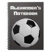 Voetbal personaliseren notitieboek (Voorkant)