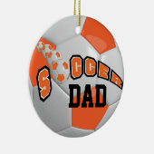 Voetbal personaliseren | SINAASAPPEL Keramisch Ornament (Rechts)