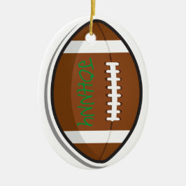 Voetbal Persoonlijk Team Speler Sport Keramisch Ornament