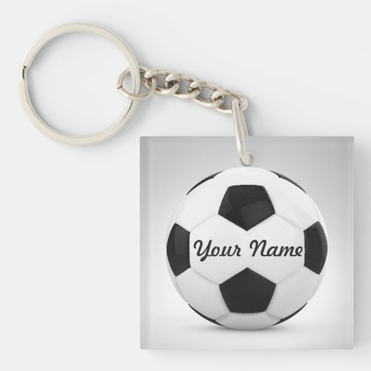 voetbal persoonlijke cadeauideeën sleutelhanger (Voorkant)