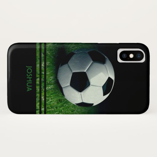 Voetbal - Persoonlijke naam | FOOTBALL Case-Mate iPhone Case (Achterkant (horizontaal))