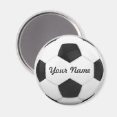 Voetbal - Persoonlijke naam Magneet (Voorkant / Achterkant)