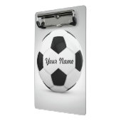 voetbal - Persoonlijke naam Mini Klembord (Angled2)