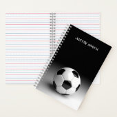 Voetbal Persoonlijke Notitieboek (Binnen)