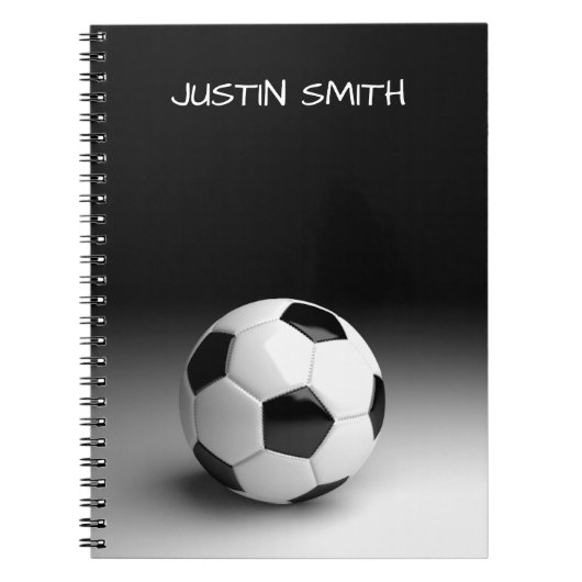 Voetbal Persoonlijke Notitieboek (Voorkant)