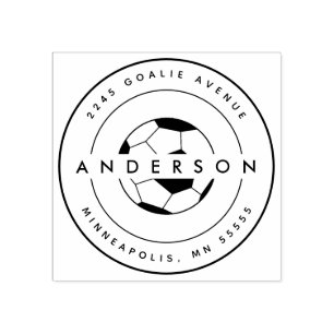 Voetbal Persoonlijke Sportbestanden Rubberstempel