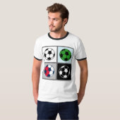 voetbal pictogram t-shirt (Voorkant volledig)