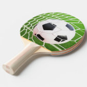 voetbal Ping Pong Paddle Tafeltennisbatje (Voorkant Gekanteld)
