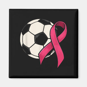 Voetbal Pink Lint Borstkanker Bewustzijn Magneet