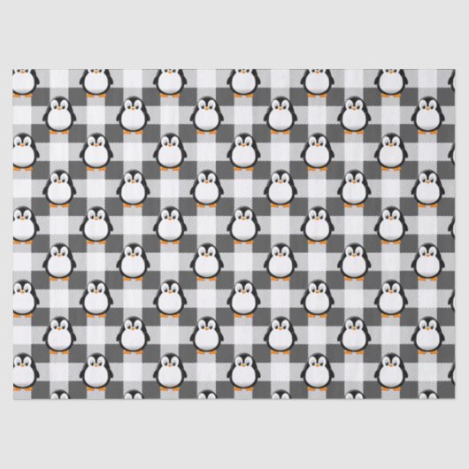 Voetbal Plaid Pattern in zwart wit en grijs Tissuepapier (Voorkant)