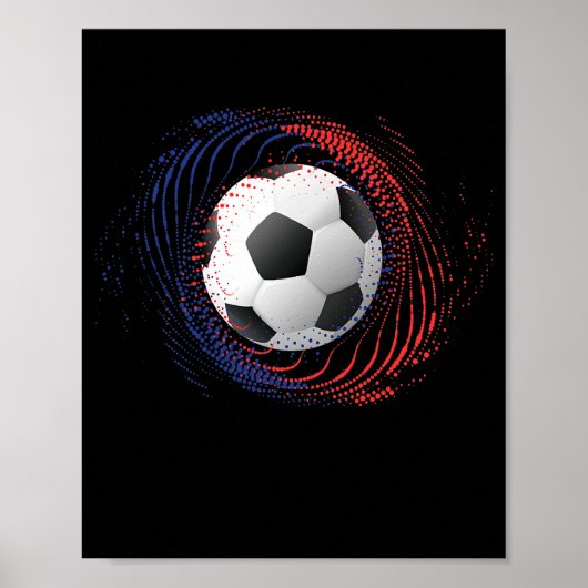 Voetbal Player Coach Fan Sports  Mannen Poster (Voorkant)
