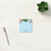 Voetbal Player Coach Naam Post It Note Pad (Kantoor)