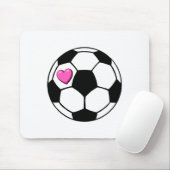 voetbal (Pnk Hrt) Muismat (Met muis)