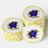 Voetbal Poker Chips (Opstapeling)