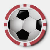 Voetbal Pokerchips (Voorkant)