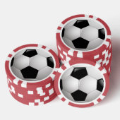 Voetbal Pokerchips (Opstapeling)