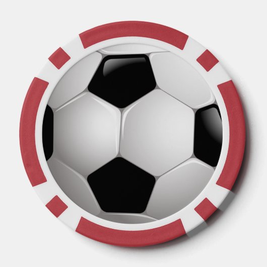 Voetbal Pokerchips (Achterkant)
