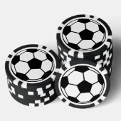 Voetbal Pokerchips (Opstapeling)