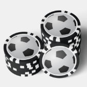 Voetbal Pokerchips (Opstapeling)
