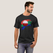 Voetbal Polen Nationaal Football van het voetbalte T-shirt (Voorkant volledig)